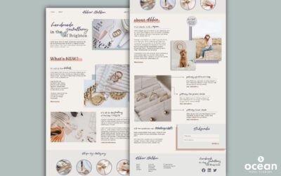 Abbie Golden Jewellery Website Design