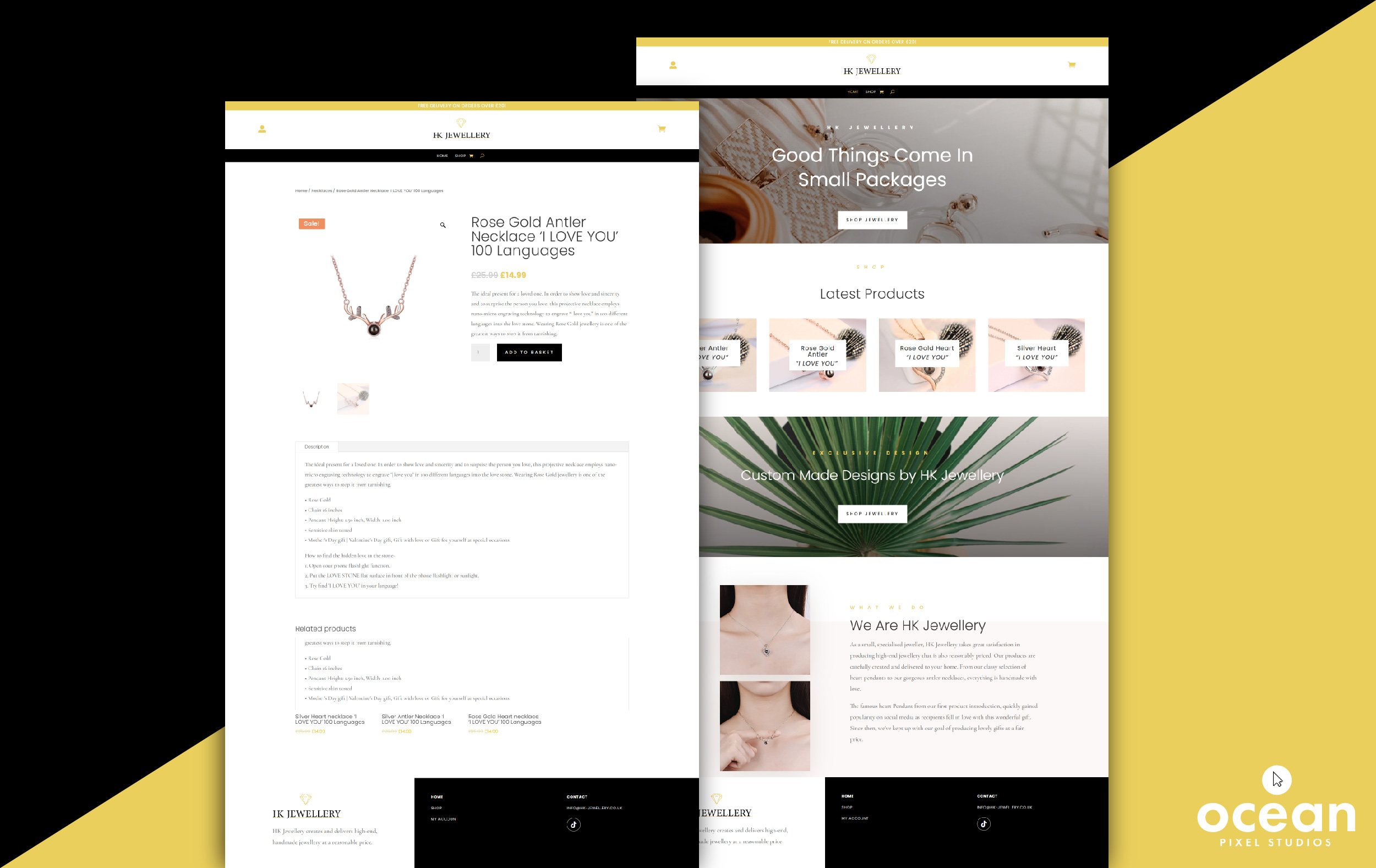 HK Jewellery Website Design