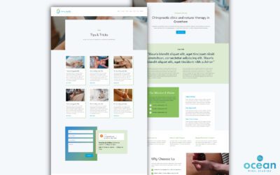 Living Health Website Design