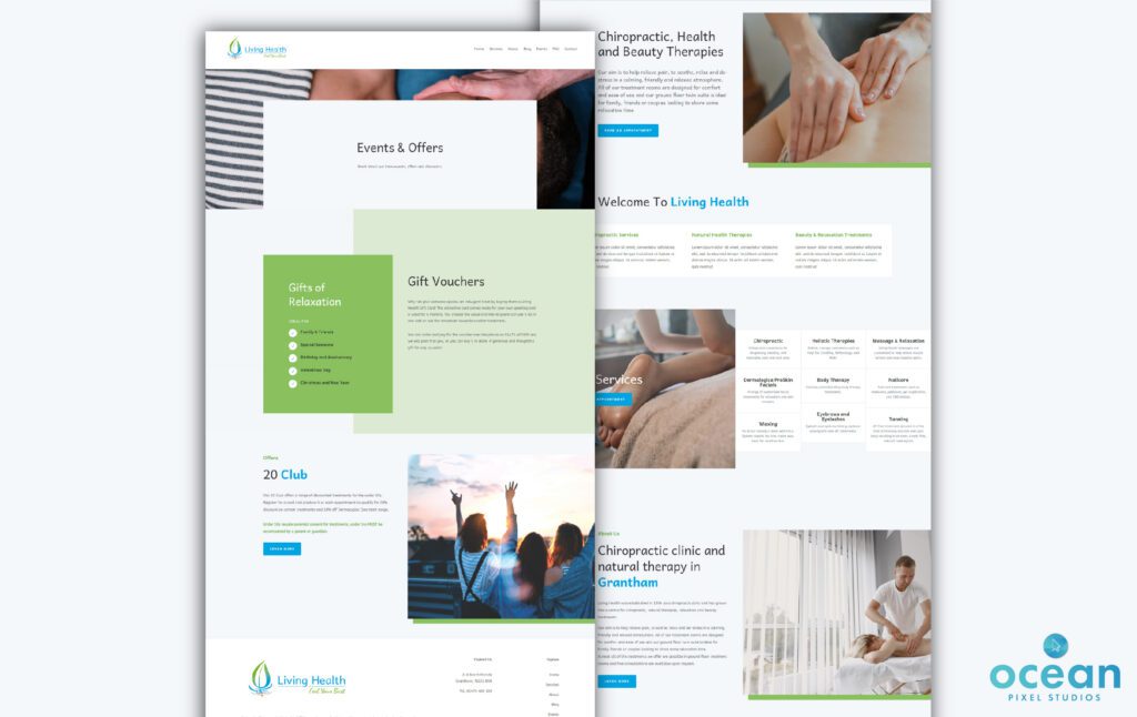 Living Health Website Design