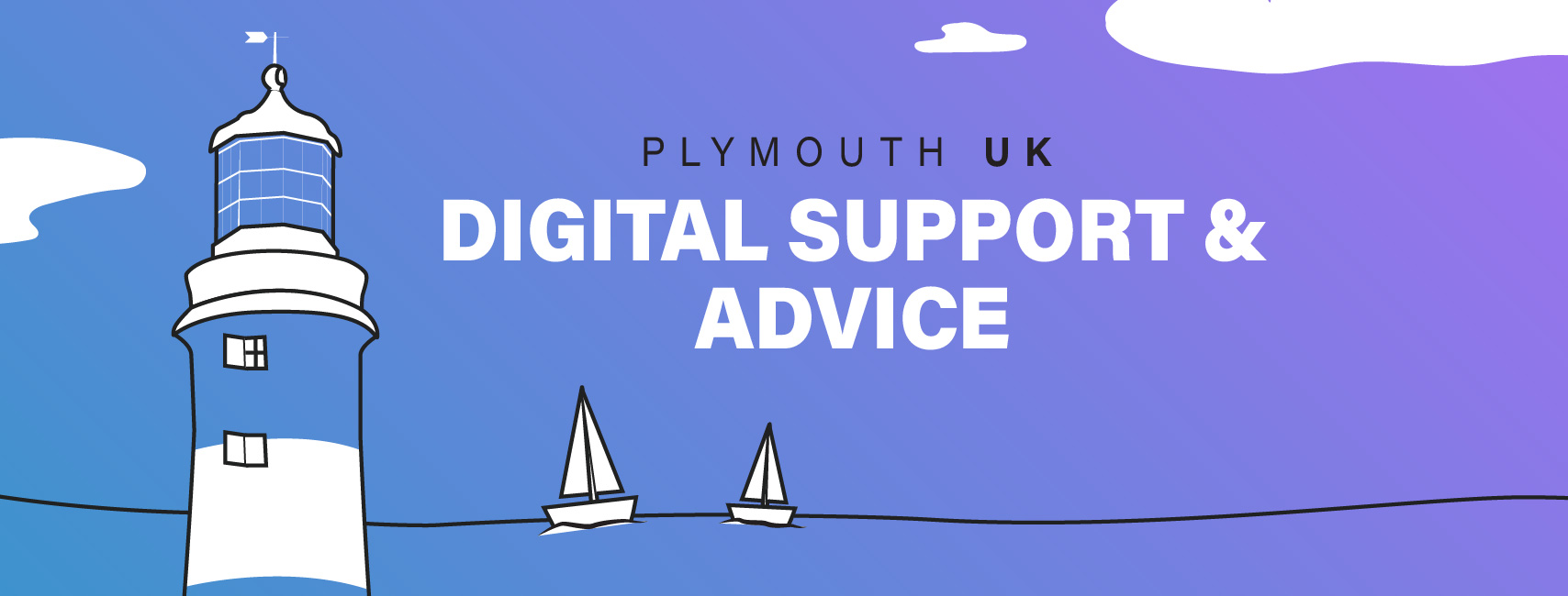 Plymouth UK Digital Support & Advice Facebook Group Cover