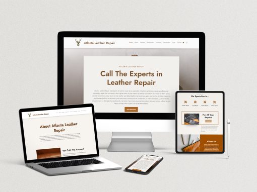 Atlanta Leather Repair Website Design