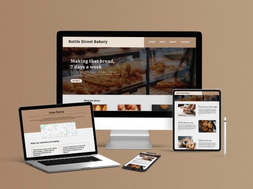 Bottle Street Bakery Website Design